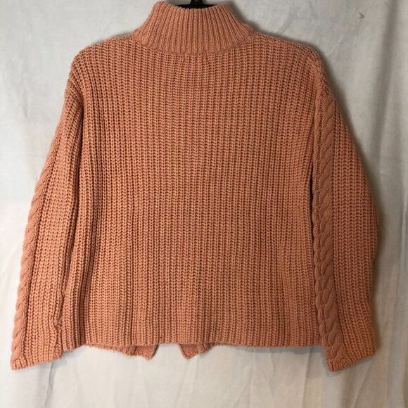 Women's Size Medium Turtle Neck Knitted Sweater By Poof Apparel.         6 - Picture 2 of 4